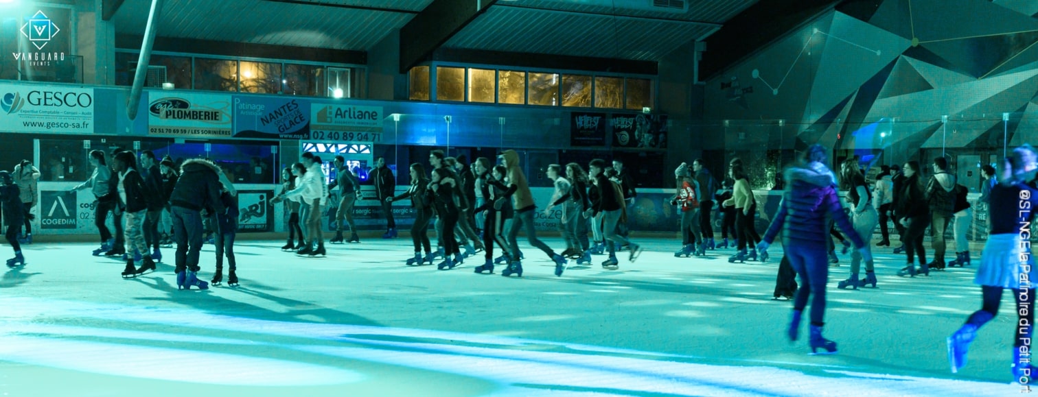 Evénement ‘Ice Clubbing’ à la patinoire de Nantes le 11 janvier 2020, organisé par Vanguard Events avec Trance In France.