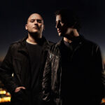 Photo officielle du duo égyptien Aly & Fila, figures emblématiques de la Trance uplifting, connus pour leur label Future Sound of Egypt et des morceaux iconiques tels que 'We Control The Sunlight'.