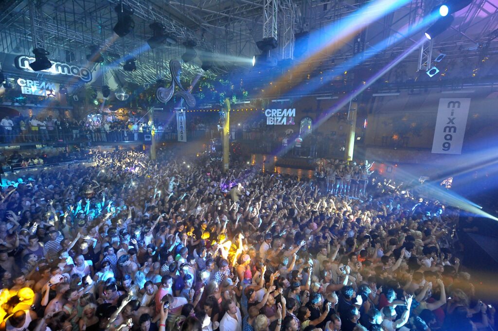 Photo d'une soirée Cream à l'Amnesia Ibiza