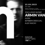 Flyer Armin van Buuren à Phantom Paris le 23 septembre 2023 - Soirée Trance en France