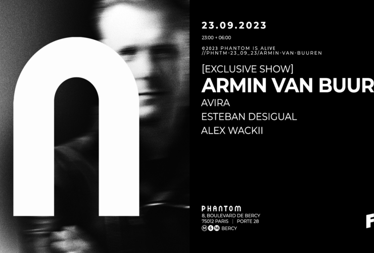 Flyer Armin van Buuren à Phantom Paris le 23 septembre 2023 - Soirée Trance en France