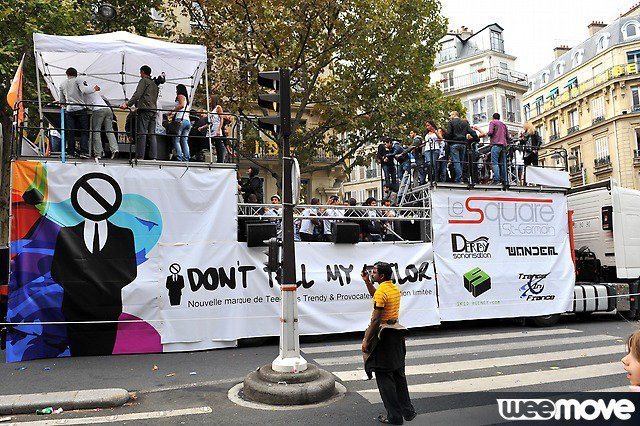 Événement Techno Parade 2010 à Paris avec le char Don't Tell My Tailor x Trance In France