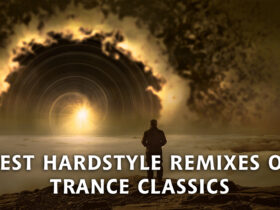 Pochette de la compilation 'Best Hardstyle Remixes Of Trance Classics' mixée par Stunter - Les meilleurs remixes Hardstyle des plus grands classiques de la Trance