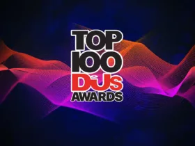 Visuel officiel du Top 100 DJs Awards 2025