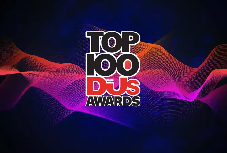Visuel officiel du Top 100 DJs Awards 2025
